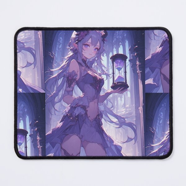 Item preview, Lilac demon girl with hourglass designed and sold by ArtsJulian.
