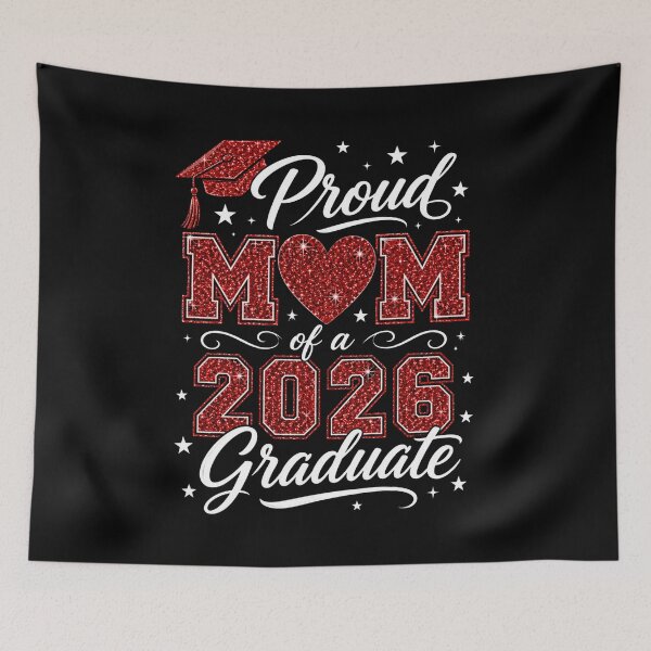 Item preview, Proud Mom Of A 2026 Graduate Mother Graduation Class Of 2026 Parent Senior designed and sold by FormalDehyena.