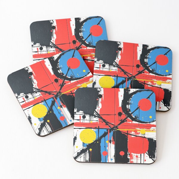 Item preview, celestial crossfire colorful geometric abstract design designed and sold by SmashingDeals.