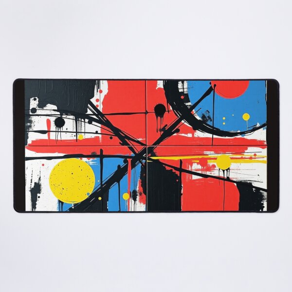 Item preview, celestial crossfire colorful geometric abstract design designed and sold by SmashingDeals.