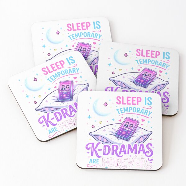 Item preview, Sleep is Temporary, K-Dramas are Forever Shirt – Korean Drama Fan Gift designed and sold by HappyHarmony40.