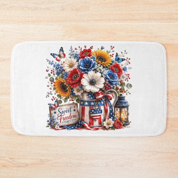 Item preview, Sweet Freedom Patriotic Floral Bouquet designed and sold by PetalGarden.