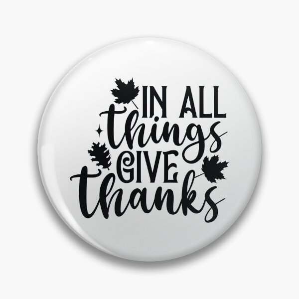 Item preview, In All Things Give Thanks - Cute Autumn Fall Season Leaves Thanksgiving Faith Gift designed and sold by FuzionRaptor.