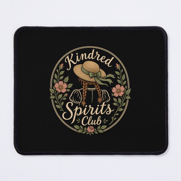 Item preview, Kindred Spirits Club Anne of Green Gables Floral Oval Badge designed and sold by Fenay Designs.