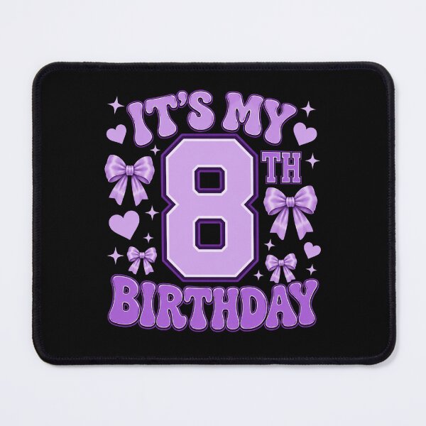 Item preview, It's My 8th Birthday Eighth Birthday Girl Eight Year Old designed and sold by FormalDehyena.