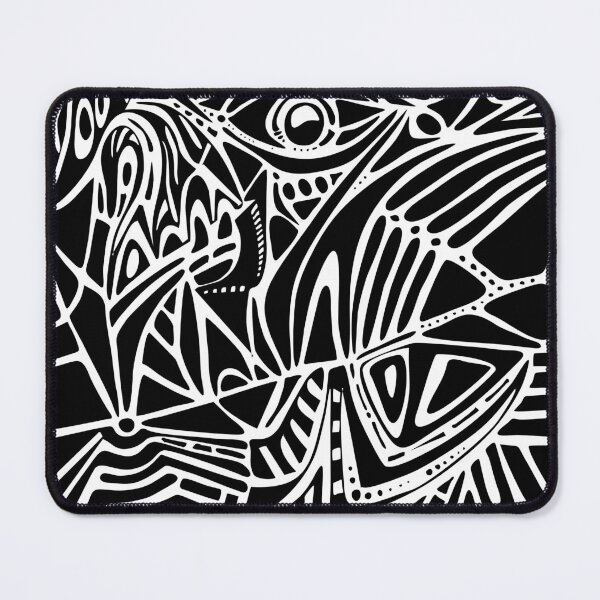 Item preview, Mystic Eye — Black and White Abstract Bold Eye Pattern designed and sold by kutsalo.