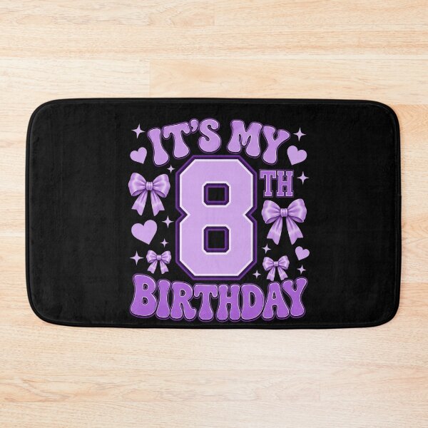 Item preview, It's My 8th Birthday Eighth Birthday Girl Eight Year Old designed and sold by FormalDehyena.