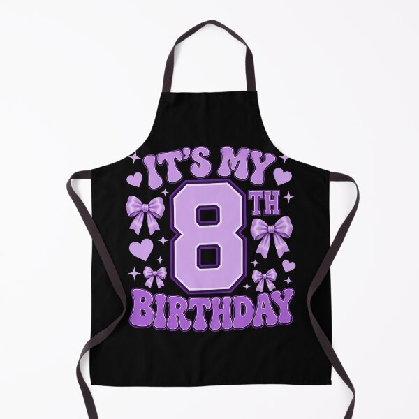 Item preview, It's My 8th Birthday Eighth Birthday Girl Eight Year Old designed and sold by FormalDehyena.