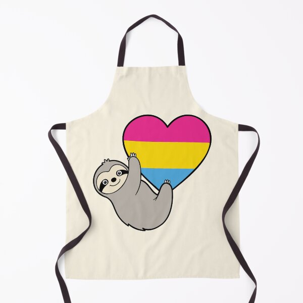 Item preview, Pansexual Pride Sloth Hugging Heart – LGBTQ+ Pride Design designed and sold by Cannaxes Studio.