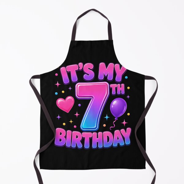 Item preview, It's My 7th Birthday Seven Years Old Kids Celebration designed and sold by FormalDehyena.