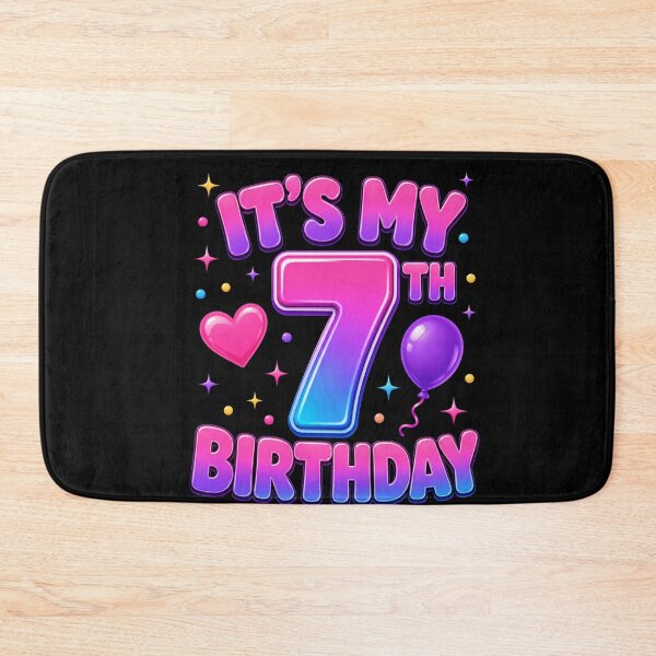 Item preview, It's My 7th Birthday Seven Years Old Kids Celebration designed and sold by FormalDehyena.