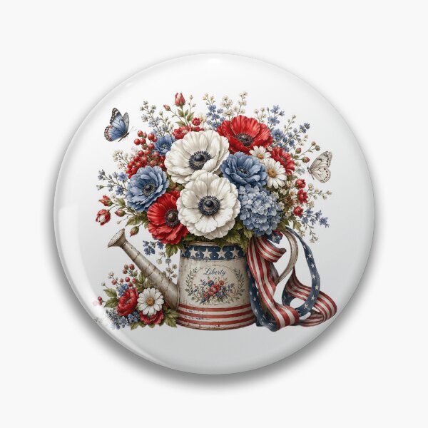 Item preview, Liberty Patriotic Flower Bouquet designed and sold by PetalGarden.