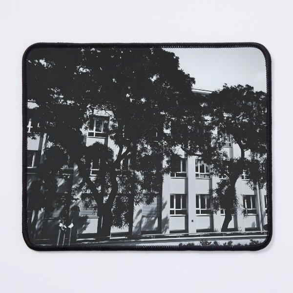 Item preview, Black and White Urban Architecture with Tree Silhouettes designed and sold by LacArtPhoto.