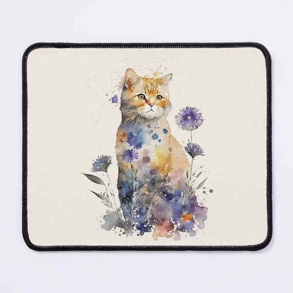 Item preview, Wildflower Orange Cat designed and sold by FloreDreamStudio.