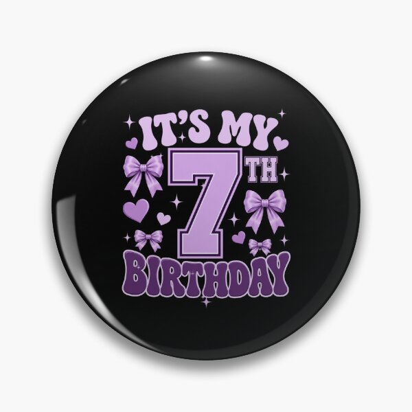 Item preview, It's My 7th Birthday Girl Celebration designed and sold by FormalDehyena.