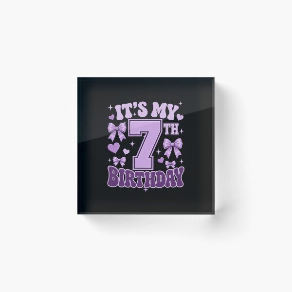 Item preview, It's My 7th Birthday Girl Celebration designed and sold by FormalDehyena.