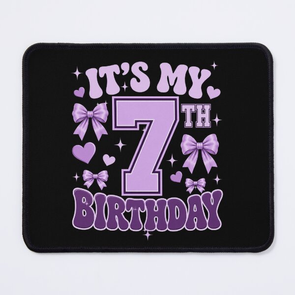 Item preview, It's My 7th Birthday Girl Celebration designed and sold by FormalDehyena.