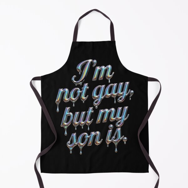 Item preview, I'm Not Gay But My Son Is - Chrome Pride designed and sold by ZhivanCrimson.