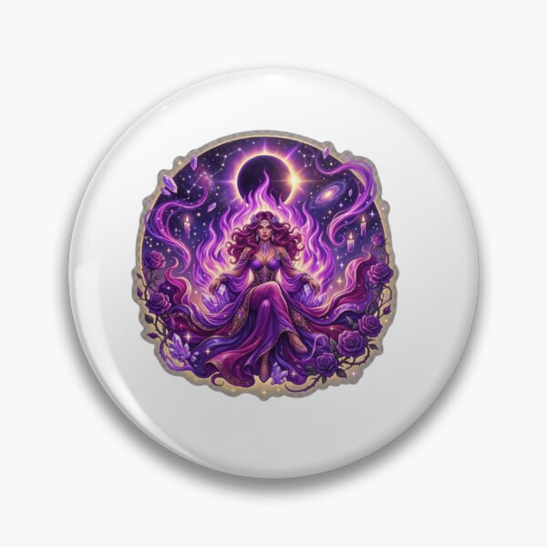 Item preview, Amethyst Flame Sticker designed and sold by Imaginarium of Chaos falcon88 .