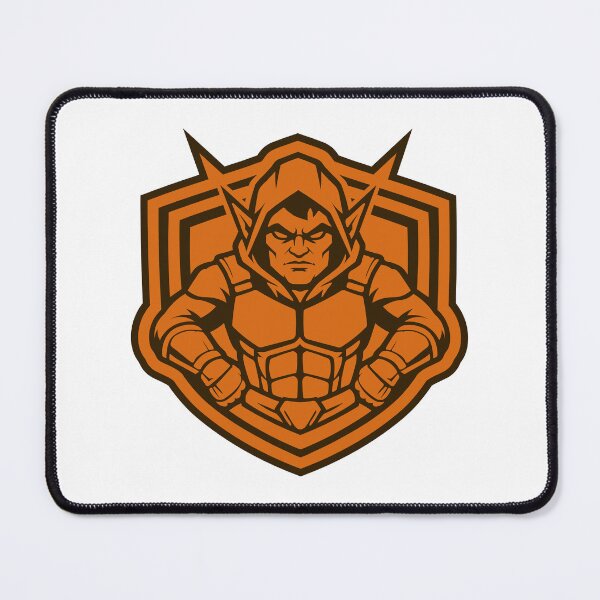 Item preview, The Orange Menace Shield – Classic Edition designed and sold by TheRoCo Design Company.