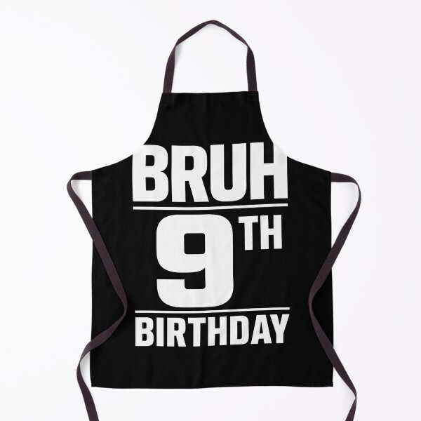 Item preview, Bruh 9th Birthday Nine Year Old Kids Celebration designed and sold by FormalDehyena.