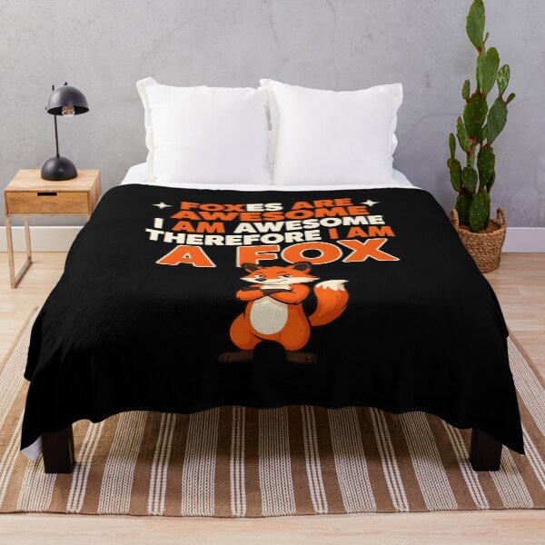 Item preview, Foxes Are Awesome I am Awesome Therefore I am A Fox Adorable Fox Lover designed and sold by Redgiant87x.