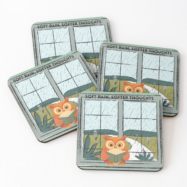 Item preview, Soft rain, softer thoughts designed and sold by creativityisfun.