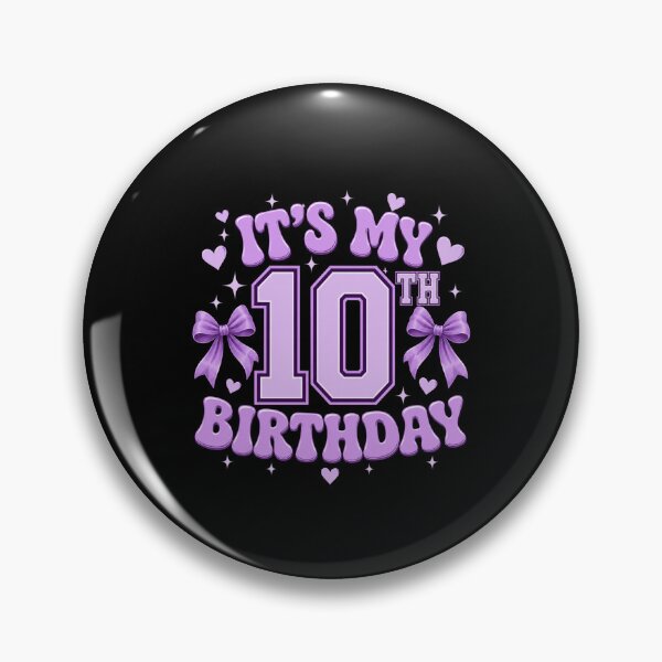 Item preview, It's My 10th Birthday Girl Ten Year Old Celebration designed and sold by FormalDehyena.
