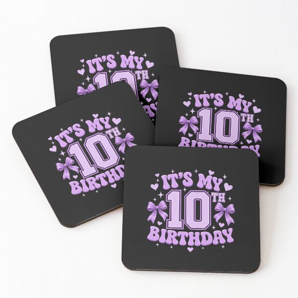 Item preview, It's My 10th Birthday Girl Ten Year Old Celebration designed and sold by FormalDehyena.