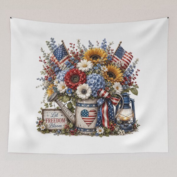 Item preview, Americana Sunflower Floral Arrangement designed and sold by PetalGarden.