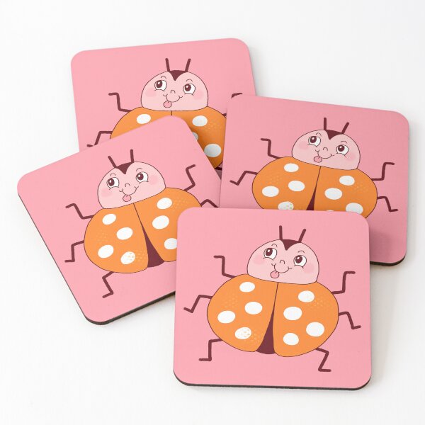 Item preview, Silly Orange Ladybug designed and sold by yellowflowerhut.
