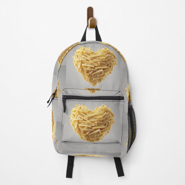 Item preview, Heart Made of French Fries – Funny Fast Food Lover Design designed and sold by WordPlayStudio.