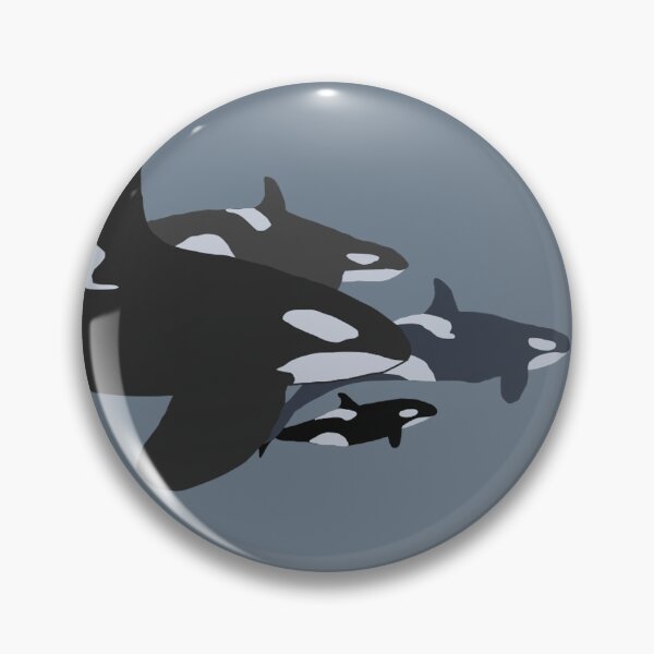 Item preview, A Pod of Orcas designed and sold by Sea Witch's Art Cove.