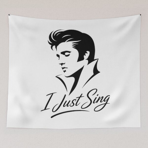 Item preview, Elvis Presley Saids I Just Sing designed and sold by Amsterdam Shop.
