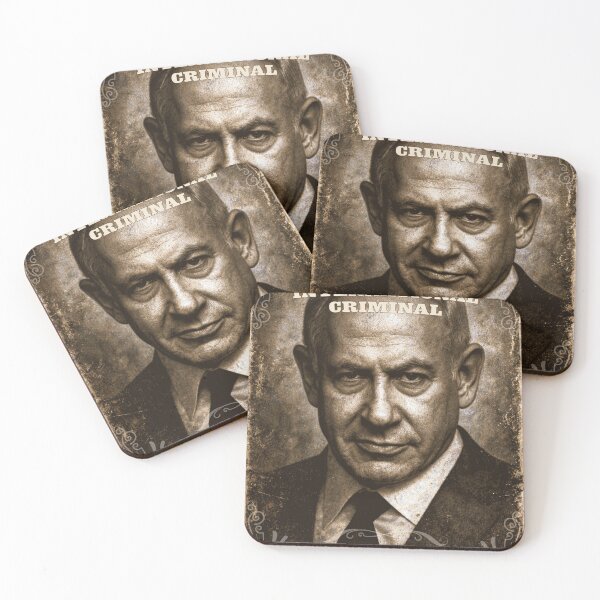 Item preview, International Criminal Netanyahu Wanted designed and sold by pstrength.