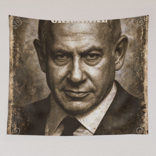 Item preview, International Criminal Netanyahu Wanted designed and sold by pstrength.