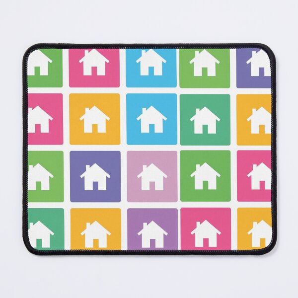 Item preview, Rainbow Patchwork Houses designed and sold by uunaa.