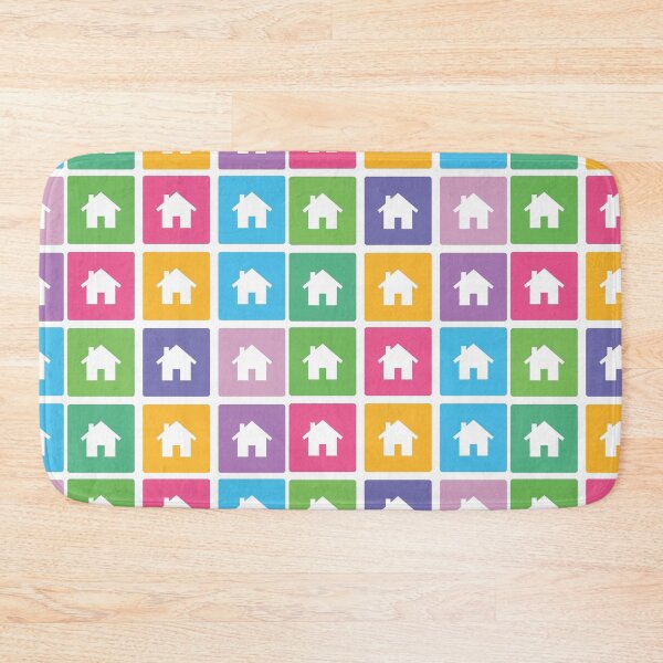 Item preview, Rainbow Patchwork Houses designed and sold by uunaa.