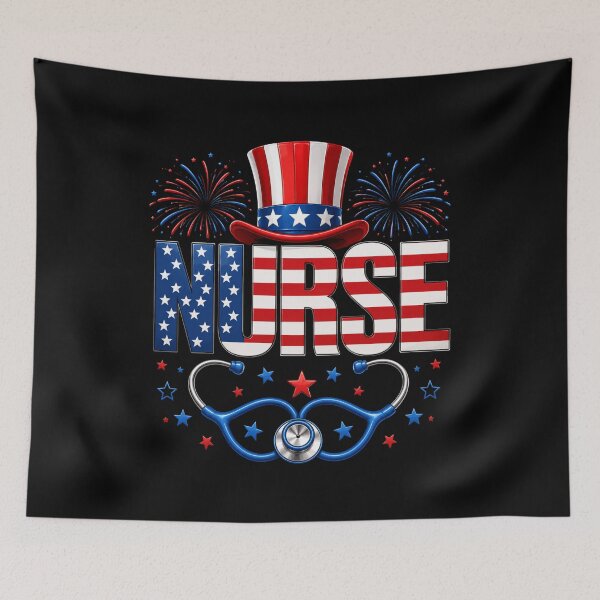 Item preview, Nurse American Patriot Fourth Of July Healthcare Professional designed and sold by FormalDehyena.
