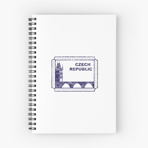 Item preview, Vintage Czech Republic Travel Stamp designed and sold by RickTShop.