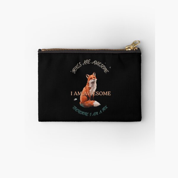 Item preview, Foxes Are Awesome I am Awesome Therefore I am A Fox Watercolour Woodland Fox designed and sold by Redgiant87x.