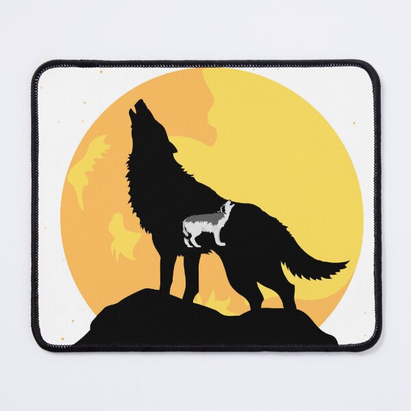 Item preview, Wolf Howling at the Golden Moon designed and sold by Divichan.