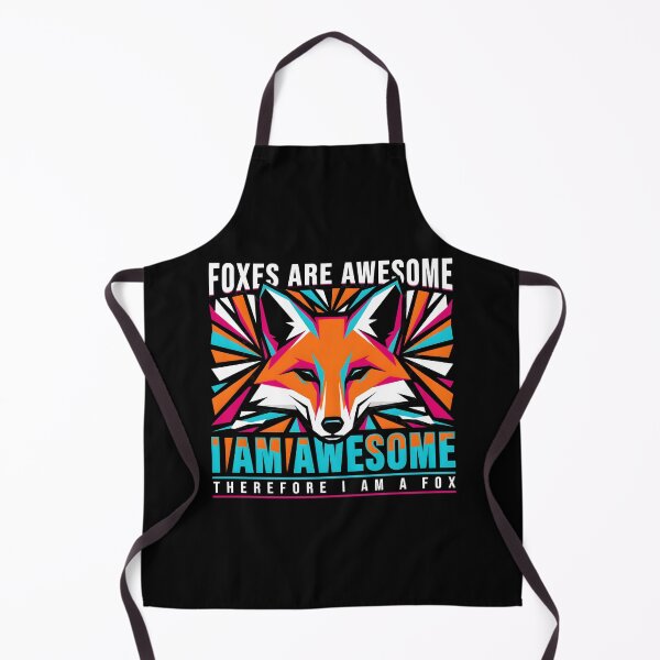 Item preview, Foxes Are Awesome I am Awesome Therefore I am A Fox Cute Fox and Animal Lover designed and sold by Redgiant87x.
