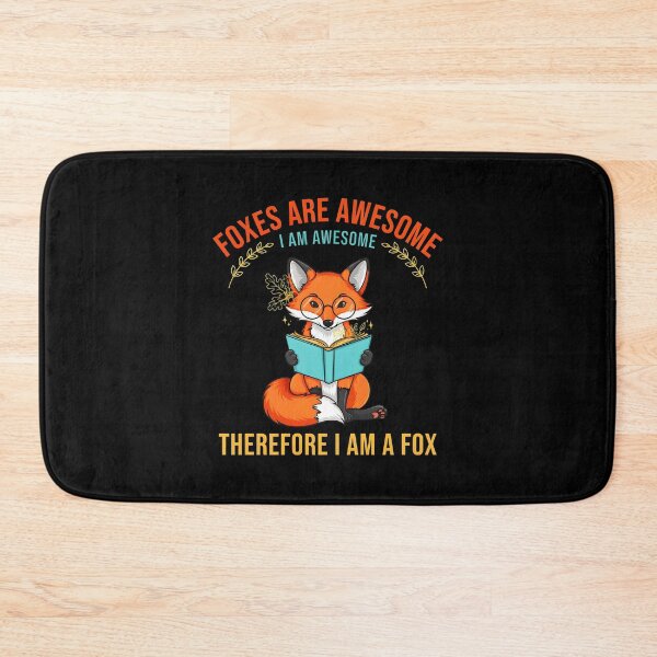 Item preview, Foxes Are Awesome I am Awesome Therefore I am A Fox Funny Cute Fox Graphic for Animal Lovers designed and sold by Redgiant87x.