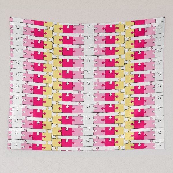 Item preview, Pangender Puzzle Pieces Pride Flag designed and sold by HarveyHandcraftsandDesigns.