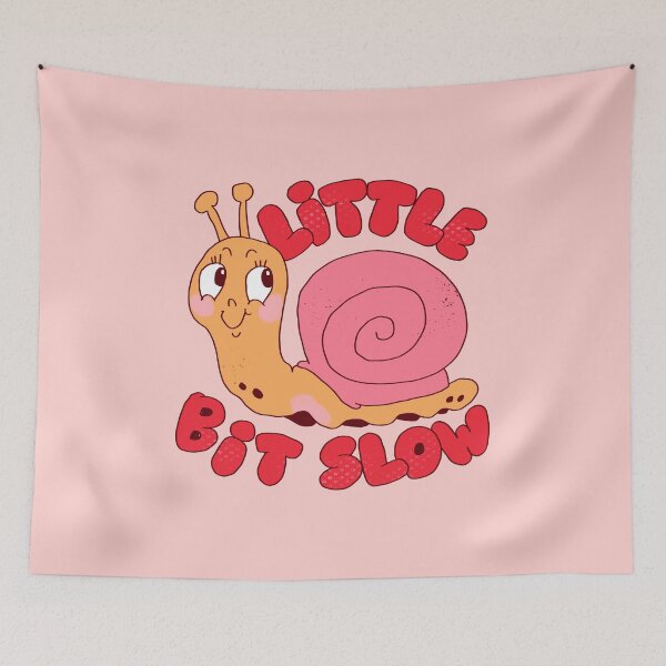 Item preview, Little Bit Slow Snail designed and sold by yellowflowerhut.