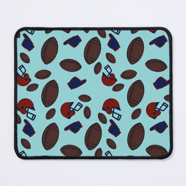 Item preview, Football seamless pattern red and blue designed and sold by SeamlessArtists.