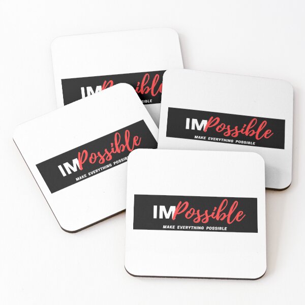 Item preview, Im possible motivation t-shirt  designed and sold by Raza-prints.