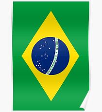 Flag of Brazil Vertical Poster
