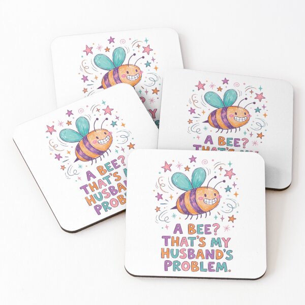 Item preview, A Bee That's My Husbands Problem, Funny Bee Design designed and sold by Stick-Artistry.